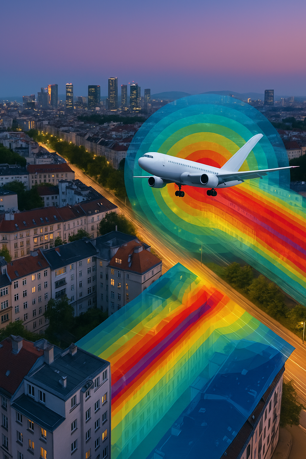 The goal of the AeroSilent project is to develop an integrated system for accurate prediction and optimization of aircraft noise in urban air mobility. The project combines advanced numerical simulations, experimental measurements, artificial intelligence, and noise propagation modeling using geographic data in urban environments. A noise propagation module based on 3D urban models will generate detailed noise maps, considering reflections, diffractions, and absorption. The project will enhance research competencies, international visibility, and enable optimization of flight routes and vertiport placement to reduce urban noise and improve quality of life.
